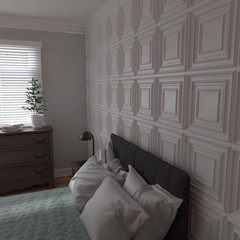 19-5/8-In W X 19-5/8-In H Multiplex Endurawall Decorative 3D Wall Panel
