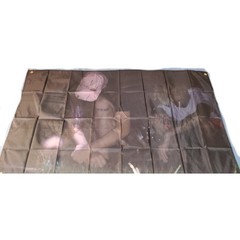 JOEYY & Marlon DuBois Shed Theory Hip Hop Wall Tapestry 5×3 ft w/ Brass Grommets