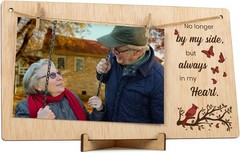 4×6 Horizontal Memorial Frame – Elegant Bereavement Gift for Healing Hearts