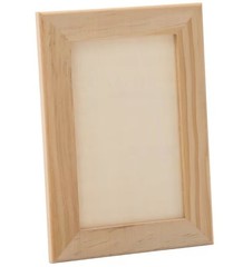 12 Pc Unfinished Wood Picture Frames 7″ x 5″ DIY Craft Frames