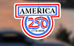 Americas 250th Birthday Vinyl Decal Durable Sticker Celebrating America 1 pcs