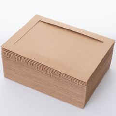 50 Count Photo Frame Cards with Envelopes 4×6 Paper Picture Frame Notecards Phot