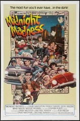 Midnight Madness Movie Mini poster 11 inches x 17 17″L x 11″W, Multicolor