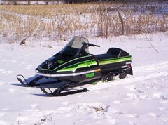 1981 Arctic Cat El Tigre 6000 Snowmobile SLED (Snow) Poster 24 X 24 Inch SWEET!