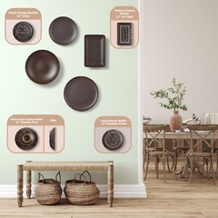 Display Buddie Large Adjustable Plate Hanger for Round Plates, Platters, Bowls