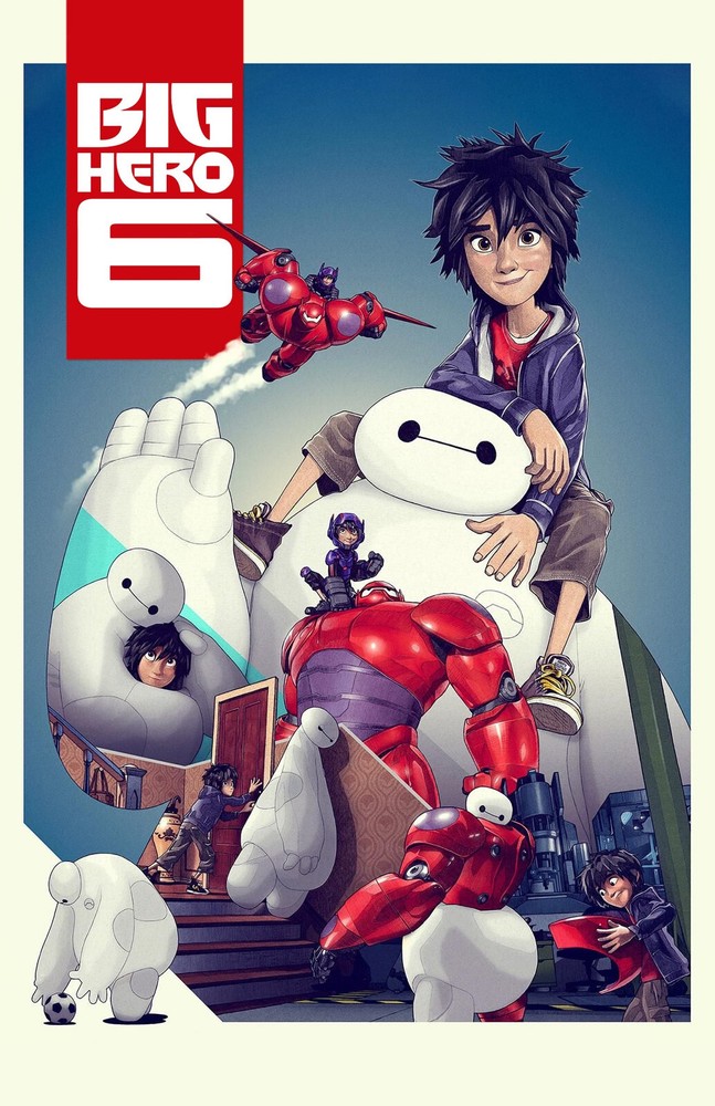 BB0561 Big Hero 6 Film By Chris Williams 2014 Artwork Movie Poster 11×17