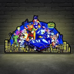 Batman 66 Pinball Topper 3D LED Printed Led Lightbox for Game Wall Decor