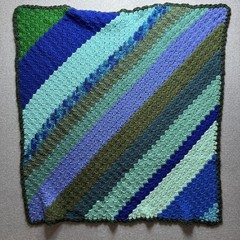 Knitted Throw Blanket Handmade 40×40 Sofa Throw