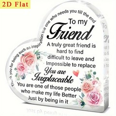 2D flat acrylic irregular shaped ornament, mysterious surprise gift box, gift