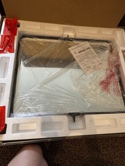 Pottery Barn Vintage Pivot Mirror Rounded Rectangle Warm Bronze 18” X 24” NIB
