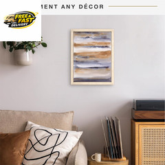 Canvas Float Frames 12X16 Frame, Natural Woodgrain for Finished Canvases,