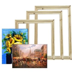 Wood Frame For Canvas Oil Painting Picture Nature DIY Frames For Painting Decor