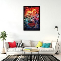 Stranger Things 1, 2, 3 & 4 – TV Show Poster (Poster Montage) (Size: 24″ x 36″)