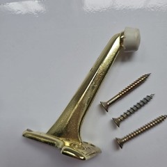 Floor Mount Door Stop Gold Brass Tone 1 Count