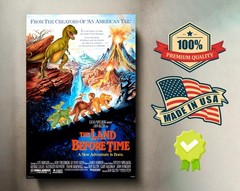 The Land Before Time (1988) 8×12 Metal Movie Poster 🔥🍿