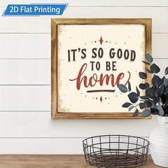 Vintage Framed Wooden Sign Sweet Home Saying Living Room Tabletop Decor