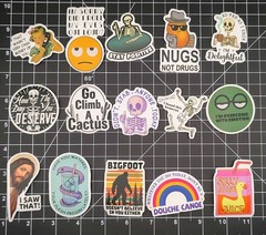 100 Pcs Funny Meme Stickers Pack Vinyl Decals Sarcastic Adult Humor Joke Lot