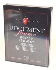 MCS Format 8.5×11″ Document Frame, Black, Pack of 3 *New* R21692
