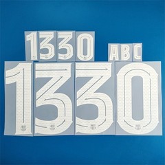 2023-24 Barcelona Name Number Personalise Customise Player Size Nameset Print