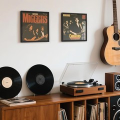 12.5×12.5 Record Frame, Vinyl Frames for 12inch Album Cover, Wall Display for…