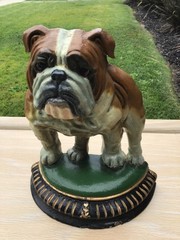 CAST IRON BULLDOG DOOR STOP «UPPER DECK»