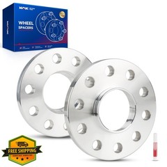 KAX 2pc 5×4.5″ Wheel Spacers Silver 1/2″ 5×114.3mm 66.1mm