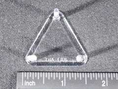 Display Stand Three Post Clear Lucite MINI Size