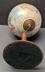 Vintage Reproduction of a Vaugondy French World Globe of 1745 11.75″H x 6″W
