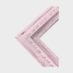 20 x 24 In Stock- Shabby Chic Picture frame,DISTRESSED PINK, vintage picture