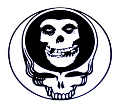 The MISFITS – Logo LARGE Die Cut Sticker Decal Official Punk Grateful DEAD HEAD