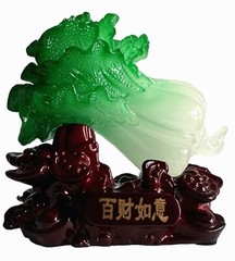 Feng Shui Bai Choi/Pok Choi (The Cabbage) Statue for wealth luck