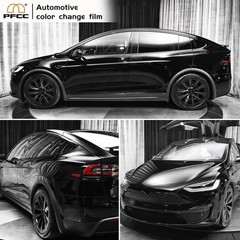 Tesla Model X 22-25 PreCut Paint Protection Film Wrap Color Change Piano Black