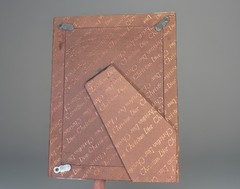 Vintage Christian Dior Silver Tone Picture Photo Frame 6 1/2″ x 8 1/2″