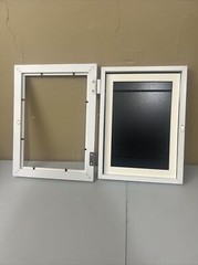 Kids Art Frame White Front Opening