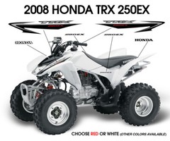 2008 Honda TRX250EX Decal Graphic Sticker OEM kit Plastic Set 250 EX ATV Quad