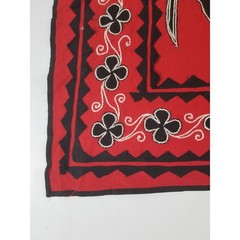 Vintage Traditional Indian Appliqued Folk Art Tapestry 58x32in