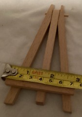 5 pieces Mini Wood Display Easel for Displaying Small Canvases, Photo (C2)