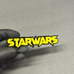 Custom Laser Cut Acrylic Emblem Badge for Car–MultiColor Personalized Name