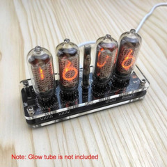 IN-8 4-Digit Nixie Tube Desktop Clock Advance w/ LED Backlight Remote Control US