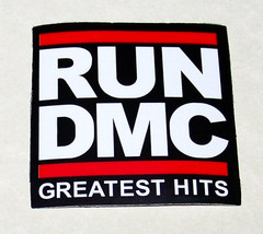 RUN DMC – Logo Die Cut Sticker Decal Music Band Rap Hip Hop Rock RUN DMC