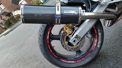 CUSTOM RIM STRIPE WHEEL DECAL TAPE STICKER KAWASAKI NINJA 1000 ZX10R ZX12R ZX14R