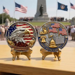 250th Anniversary Eagle Freedom Commemorative Coin 1776 2026