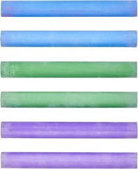 12 Count Assorted Color Chalk Sticks Smooth Writing for Classroom Chalkboards