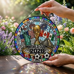 World Cup 2026 Suncatcher FIFA World Cup 2026 North America Soccer Memorabilia