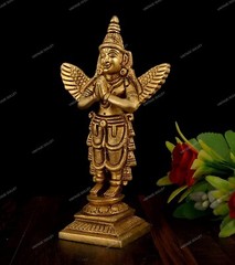 Brass Idol Garuda for Pooja and Home Decor Showpiece Figurine Statue