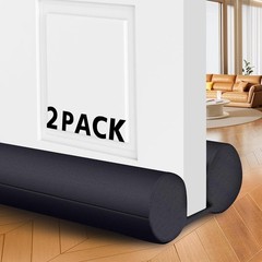 2 Pack Under Door Draft Stopper, Draft Stopper for Bottom of Door, Adjustable…