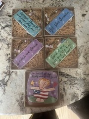 Sandra Magsamen Silvestri Tile / Plaques lot of 5