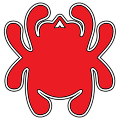 Spyderco Logo #1 Sticker Waterproof Vinyl Decal Die-Cut Gas Station