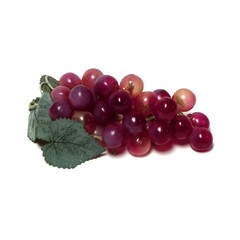 Artificial Medium Grape Cluster 6-inch Plastic Decorative Grapes Fake Green Red