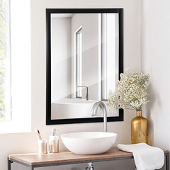 24″ x 36″ Bathroom Rectangular Wall Mounted Mirror PS Frame Vanity Makeup Mirror